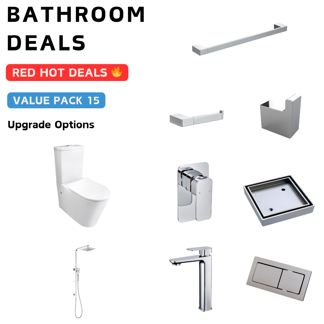 Nova Chrome Bathroom Package Deal