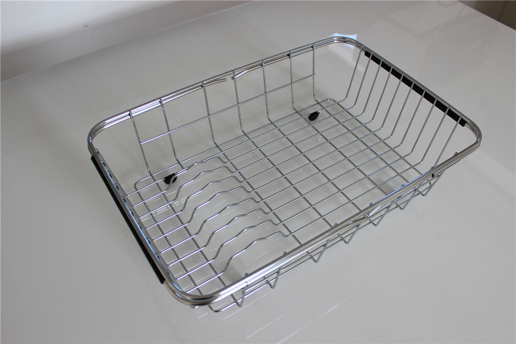 304 Stainless steel colander / basket (40cm x 27cm) - CL4027 - Bathroom Hub