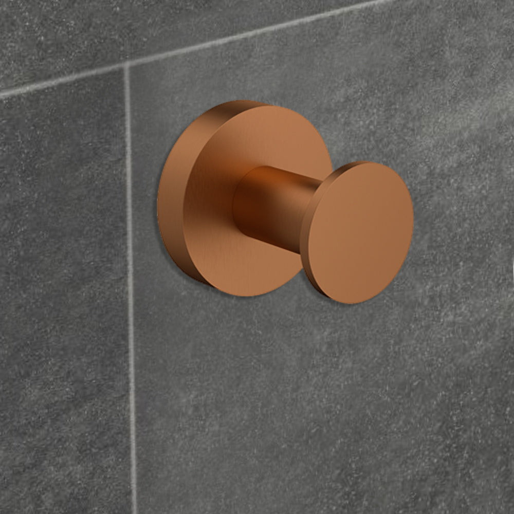 Otus Robe Hook Brush Copper 4515-BC - Bathroom Hub