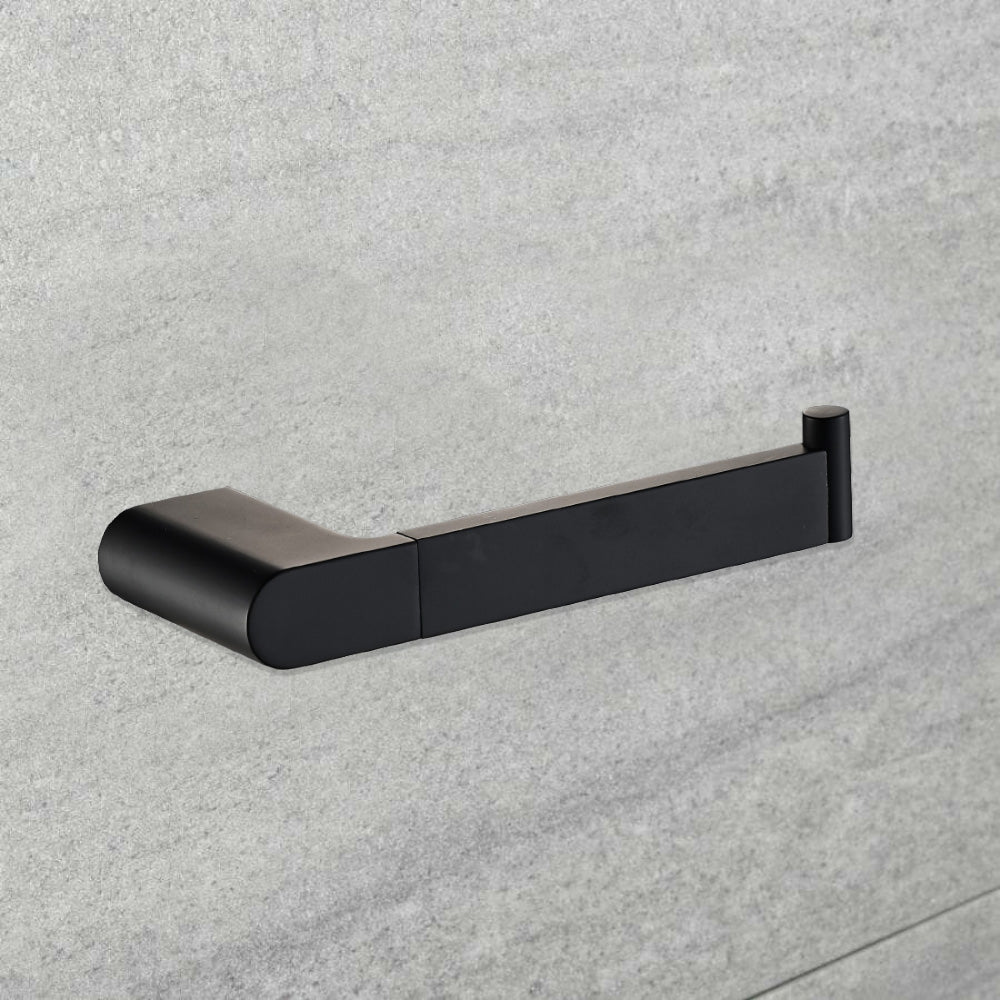 Cora Toilet Roll Holder Matt Black 5304-MB - Bathroom Hub