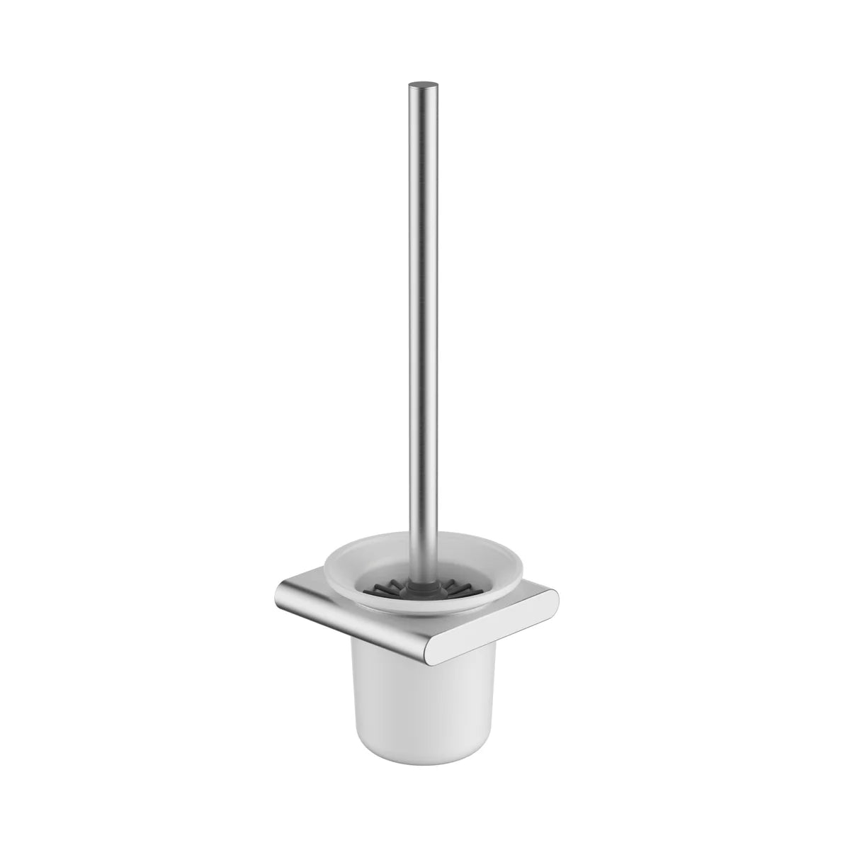 Cora Toilet Brush Holder Brushed Nickel 5308-BN - Bathroom Hub