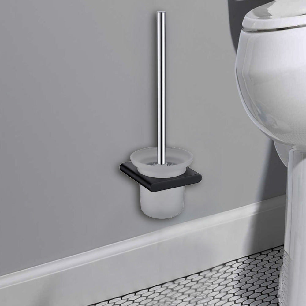 Cora Toilet Brush Holder Matt Black 5308-MB - Bathroom Hub