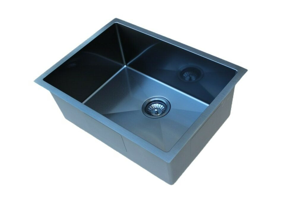 Handmade Stainless Steel Kitchen Sink / Laundry Tub (62cm x 45cm) – HMSB6245PVD - Bathroom Hub