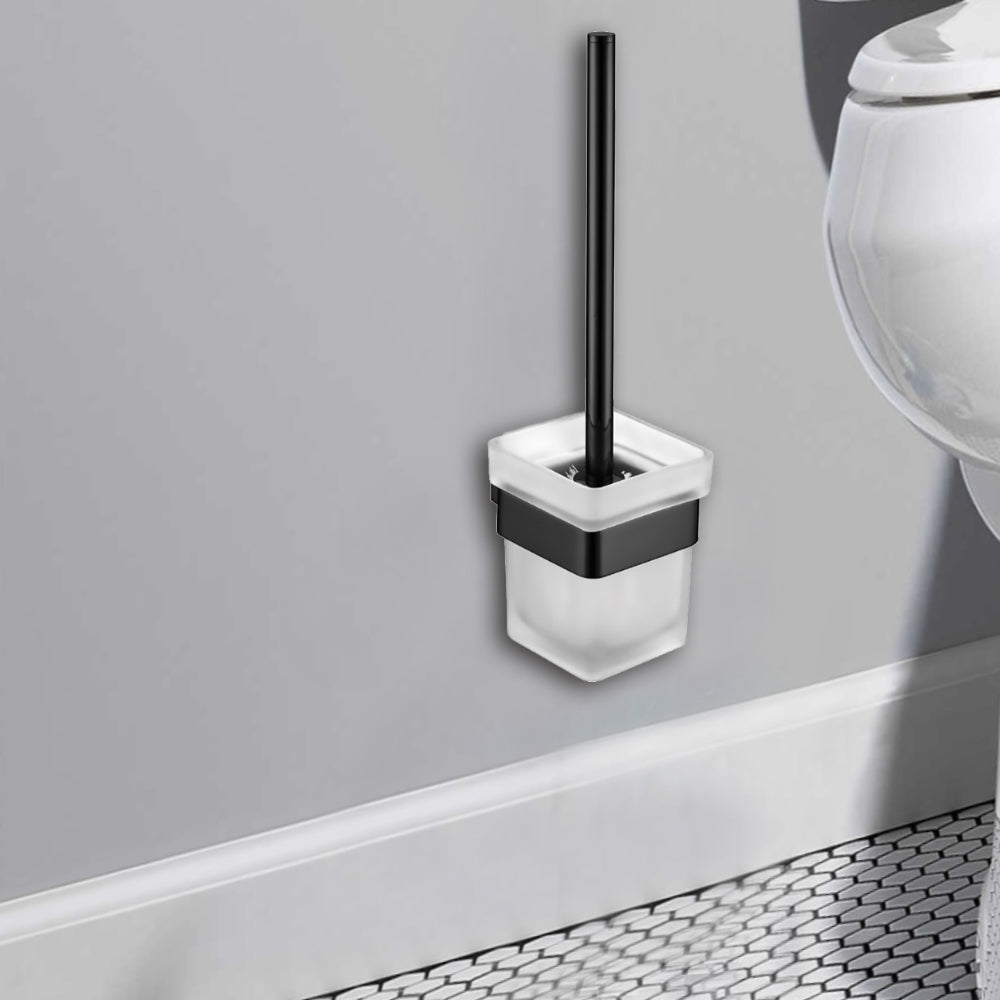 Rosa Toilet Brush Matt Black 6407-MB - Bathroom Hub