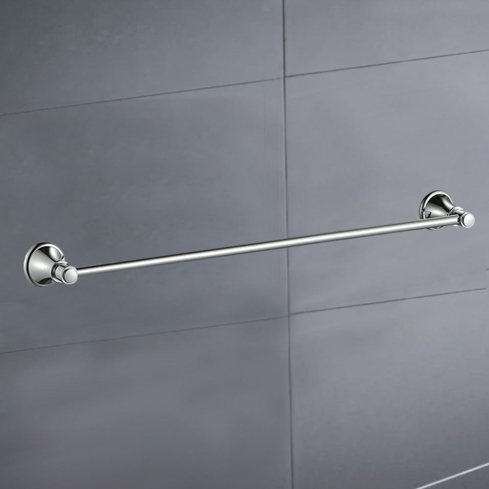 Clasico Vintage Single Towel Rail 600mm - 66501-600 - Bathroom Hub