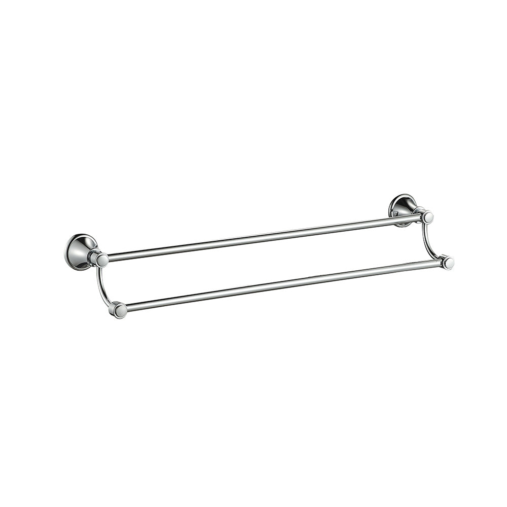Clasico Vintage Double Towel Rail 800mm - 66502-800 - Bathroom Hub