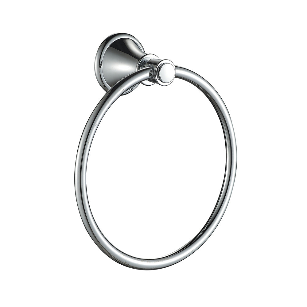Clasico Towel Ring Chrome - 66503 - Bathroom Hub