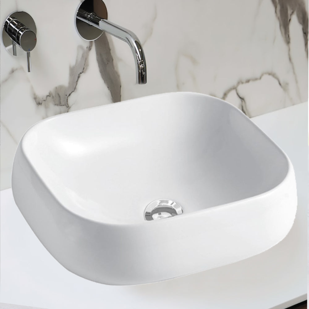 White Ceramic Countertop Basin In Sydney