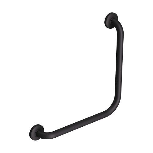 40° Accessible Left-Hand Grab Rail, Matte Black