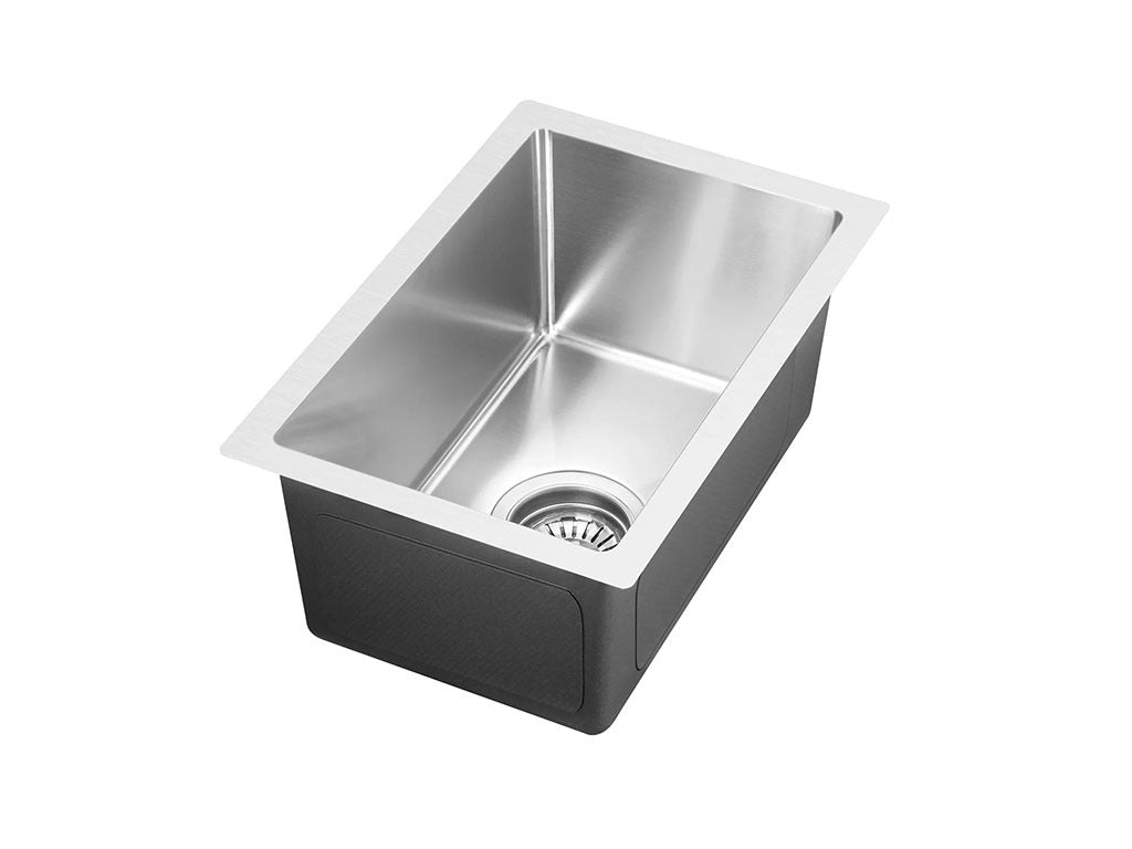 Handmade Stainless Steel Kitchen Sink / Laundry Tub (45cm x 30cm) - HMSB4530R - Bathroom Hub