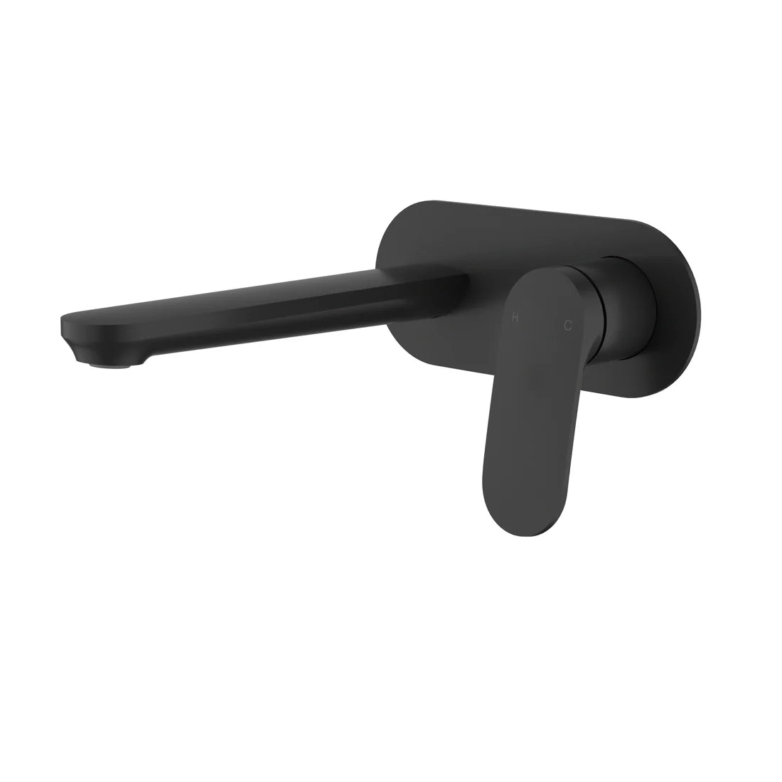 Sulu II Wall Basin Mixer Trim Kit With Rough-In Body Matt Black HYB168-601TK-MB