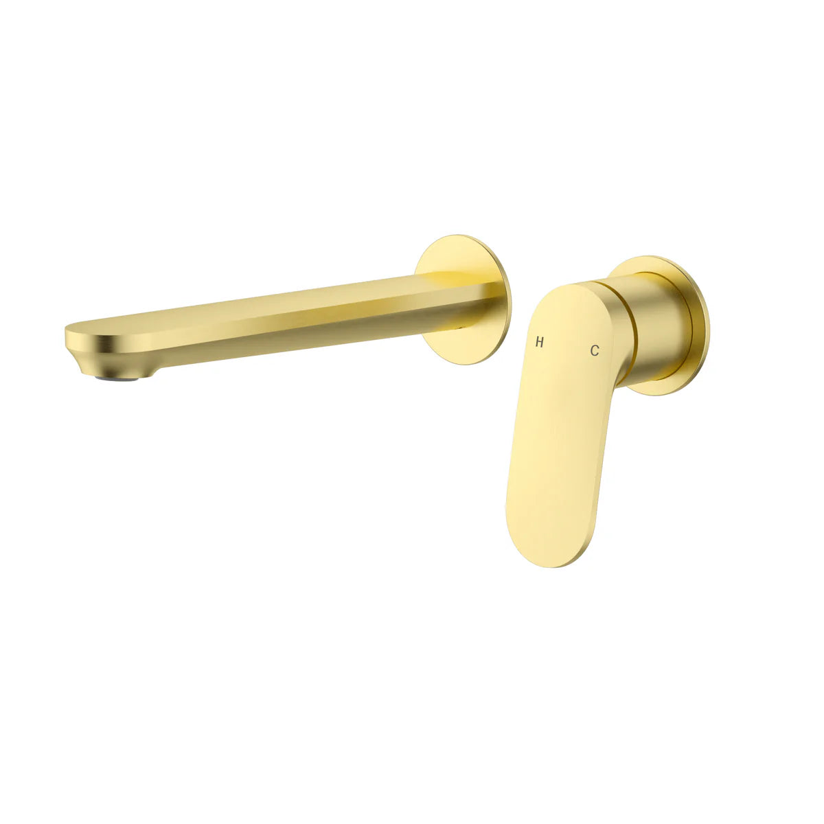 Sulu II Wall Basin Mixer Trim Kit With Rough-In Body Brushed Gold HYB168-602TK-BG