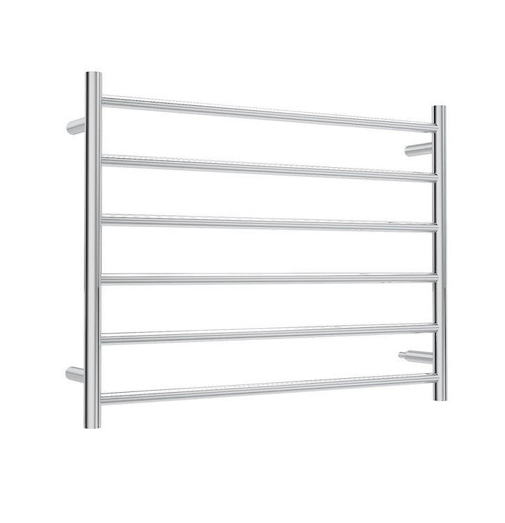 Allegra 6 Bar Wide Heated Towel Rail JY-3306-CH - Bathroom Hub