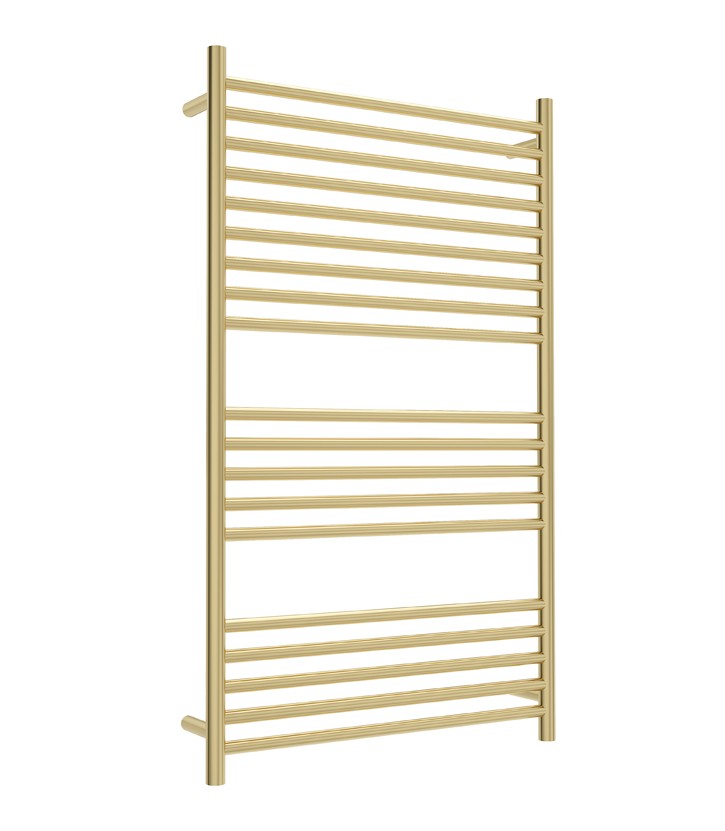 Allegra 19 Bar Wide Heated Towel Rail JY-3319WIDE-BG - Bathroom Hub