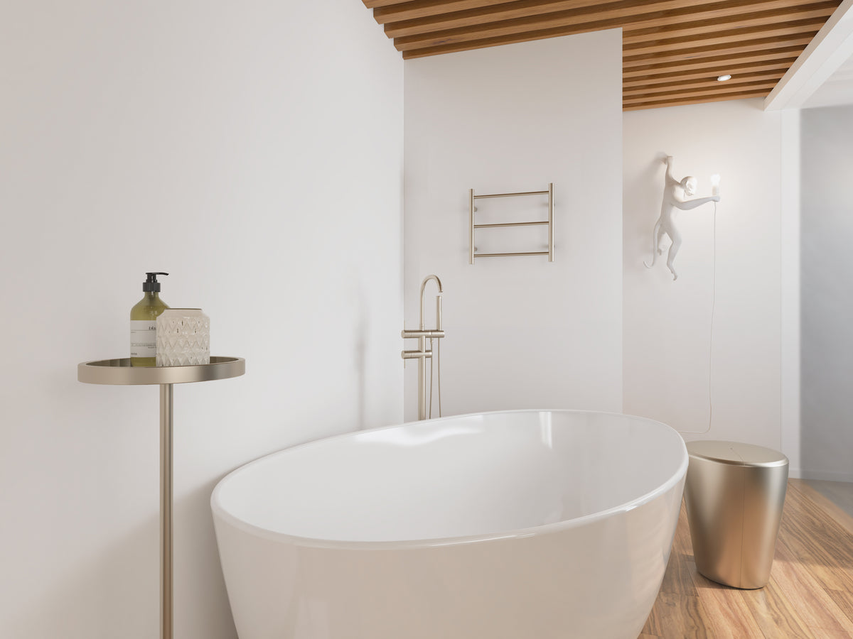 Avid 3 Bar Heated Towel Rail JY-R300-BN - Bathroom Hub