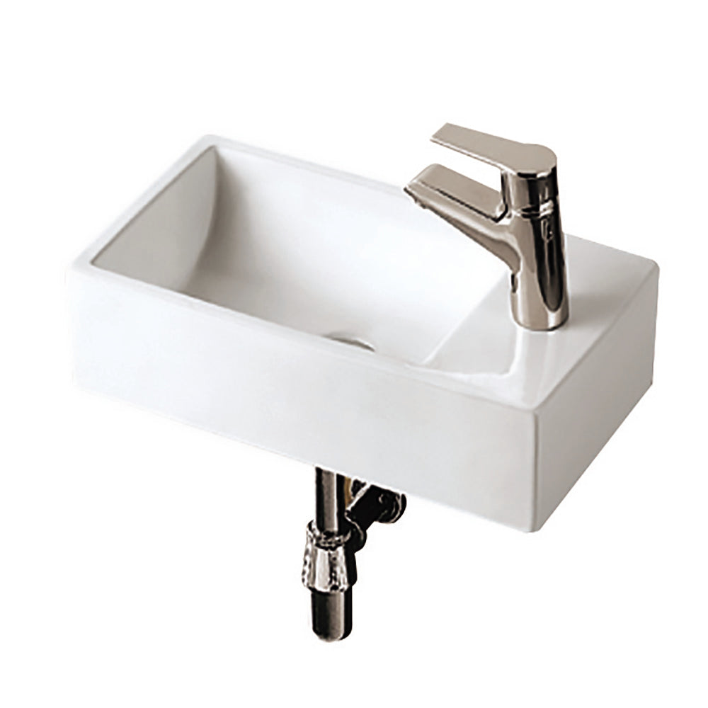 Rosa Wall-hung Basin 460 x 255 x 120mm LTI-11-501 - Bathroom Hub