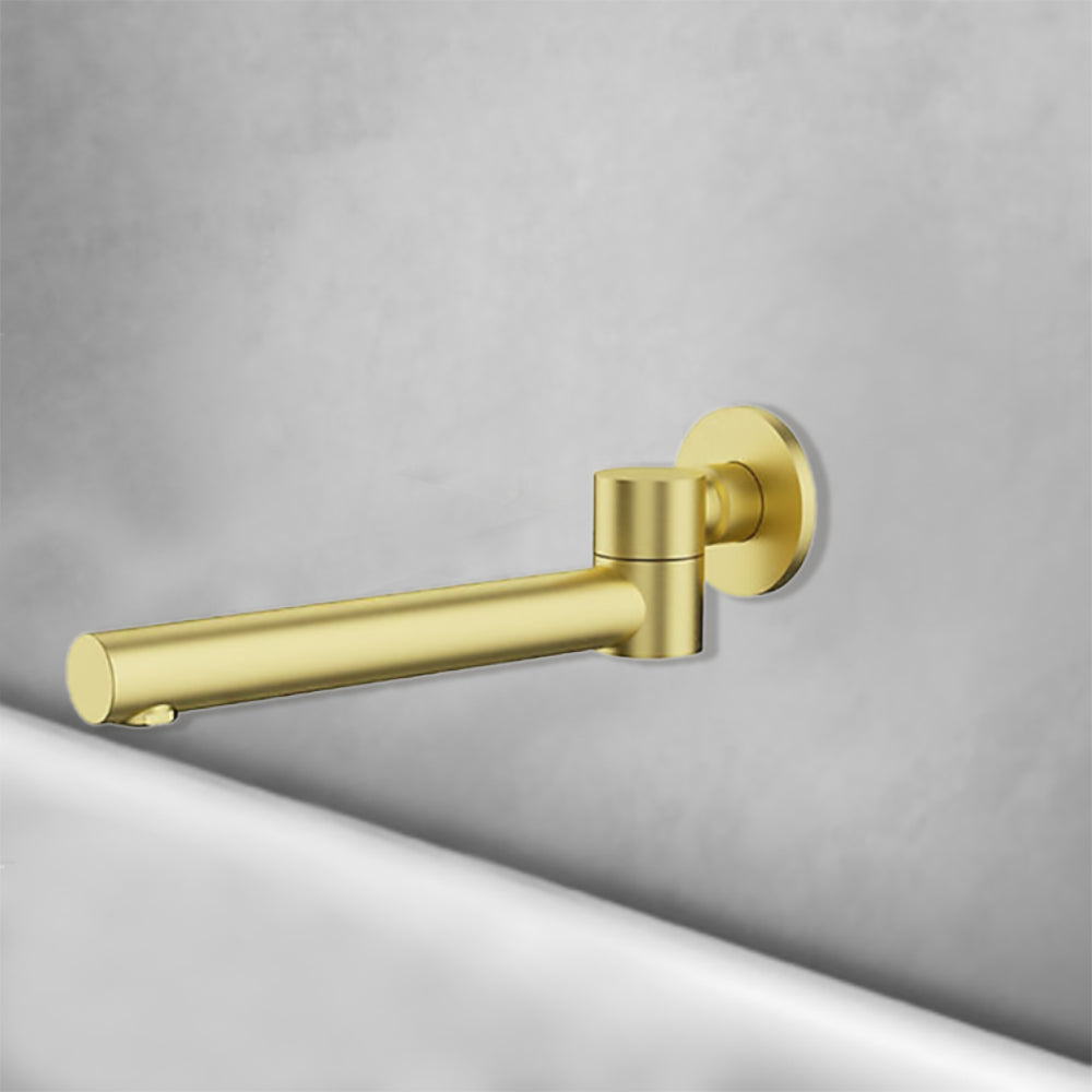 Otus Swivel Bath Spout Brushed Gold - PHD1005SW-BG - Bathroom Hub