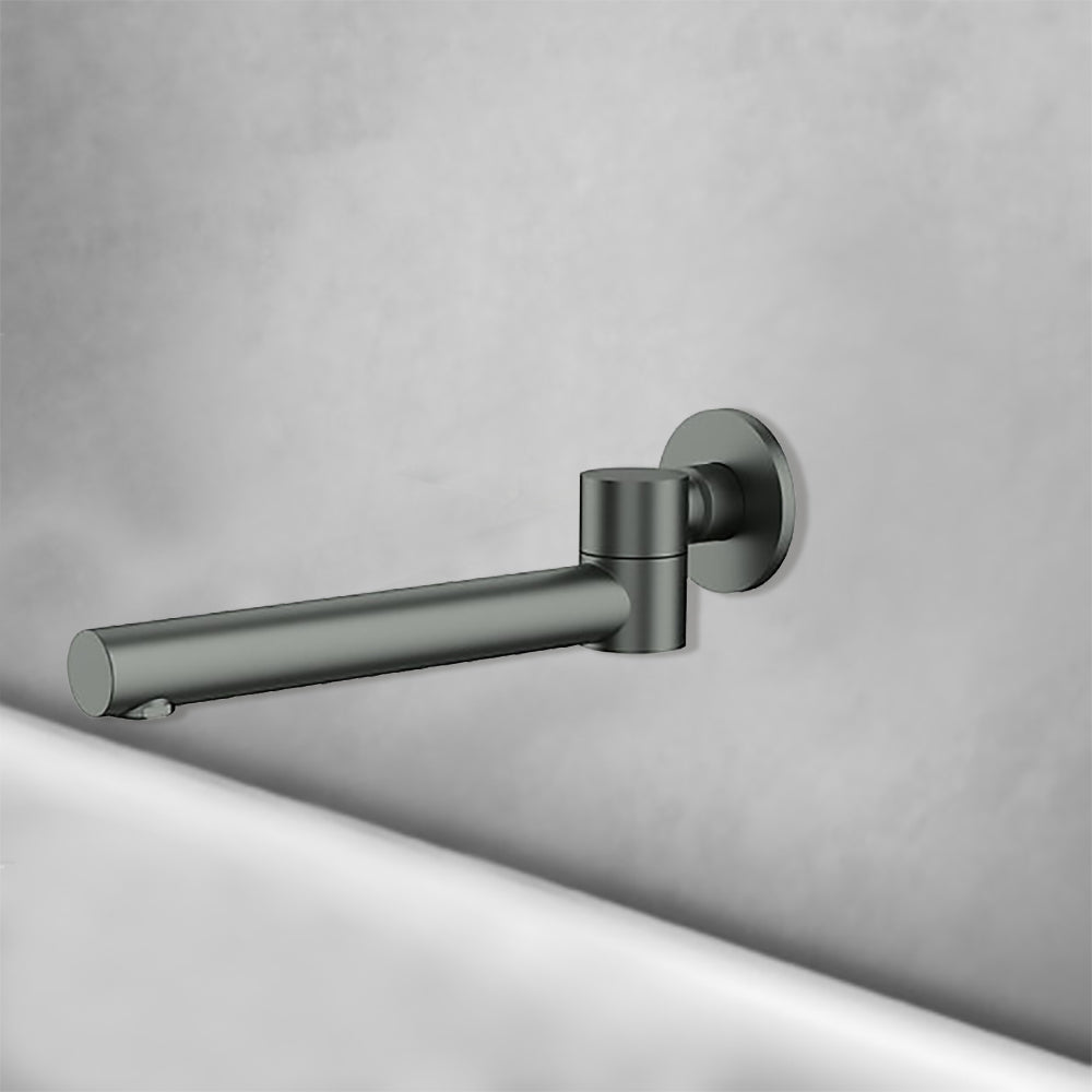 Otus Swivel Bath Spout Gun Metal - PHD1005SW-GM - Bathroom Hub