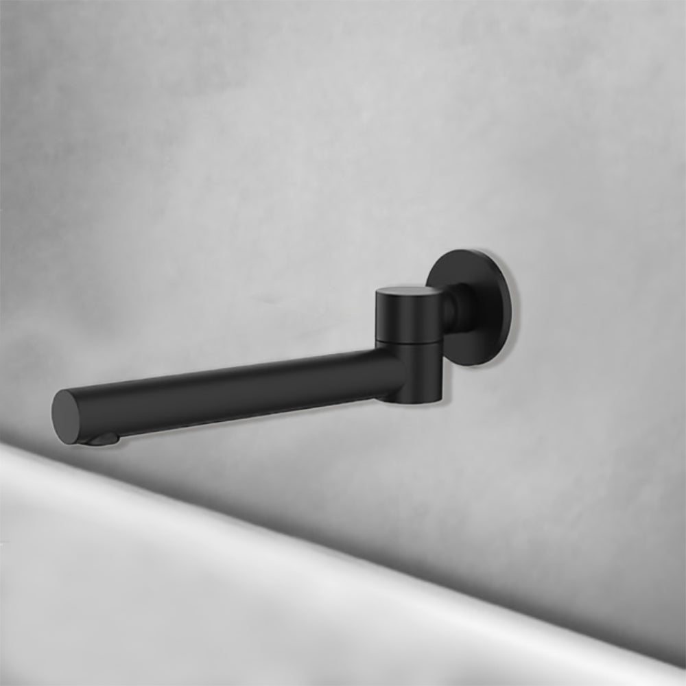 Otus Swivel Bath Spout Matte Black - PHD1005SW-MB - Bathroom Hub