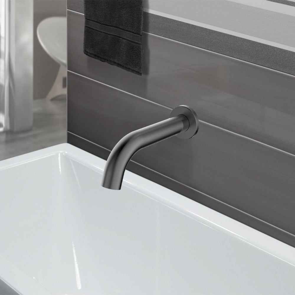 Otus Slimline SS Bath Spout Gun Metal PHD1007SS-220GM - Bathroom Hub