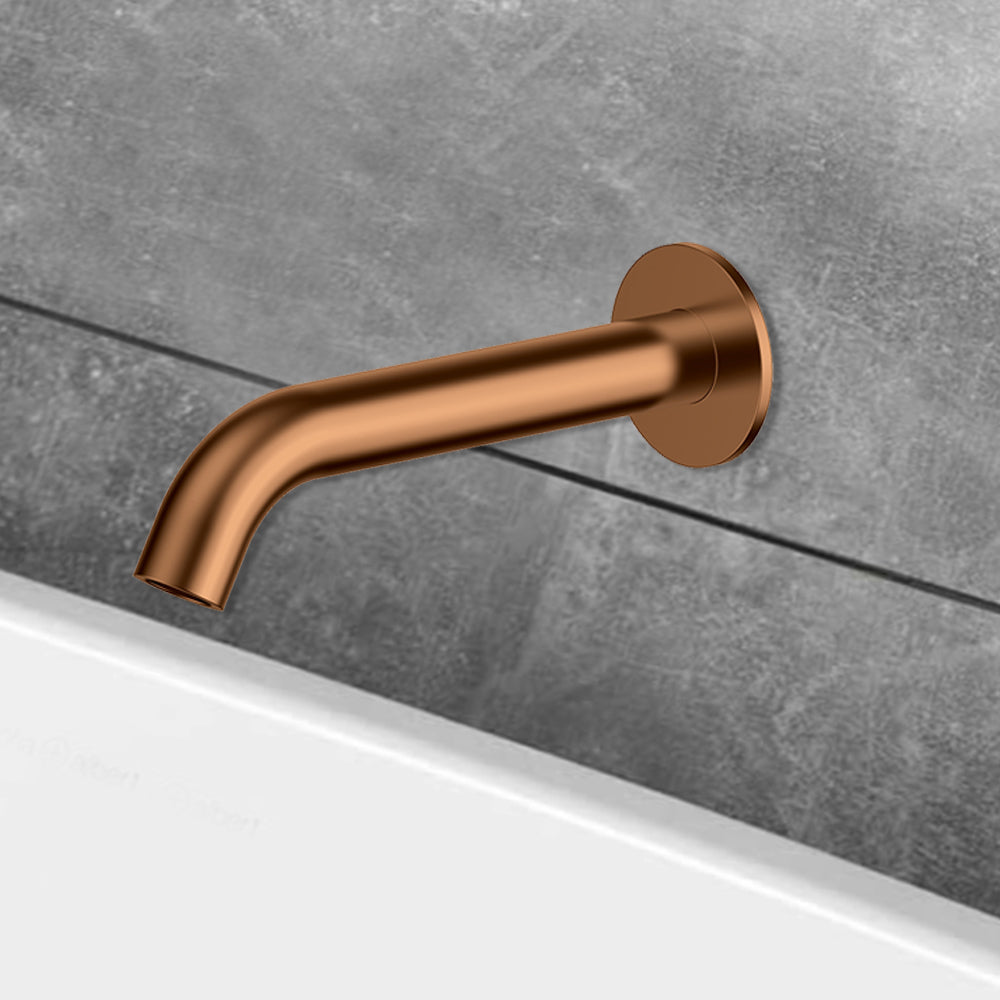 Otus Slimline SS Bath Spout Brush Copper PHD1007SS-BC - Bathroom Hub