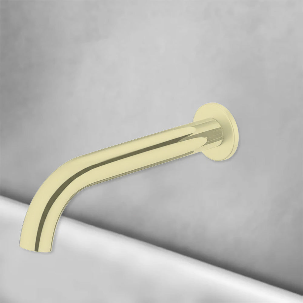 Otus Slimline SS Bath Spout French Gold PHD1007SS-FG - Bathroom Hub