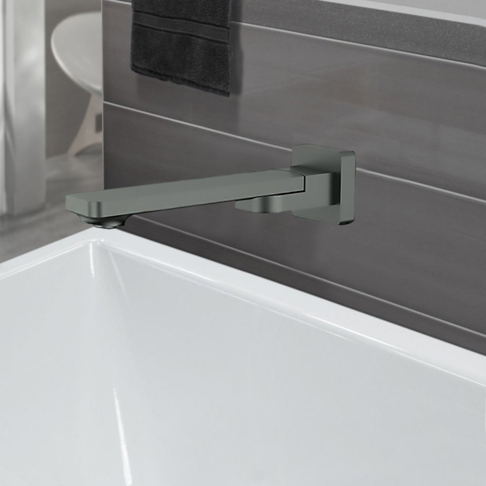 Ruki Swivel Bath Spout Gun Metal - PHD1017SW-GM - Bathroom Hub