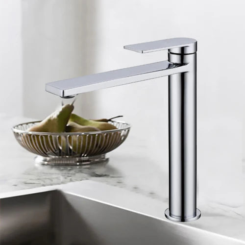 Sora High Rise Basin Mixer Chrome PLB2002PC - Bathroom Hub