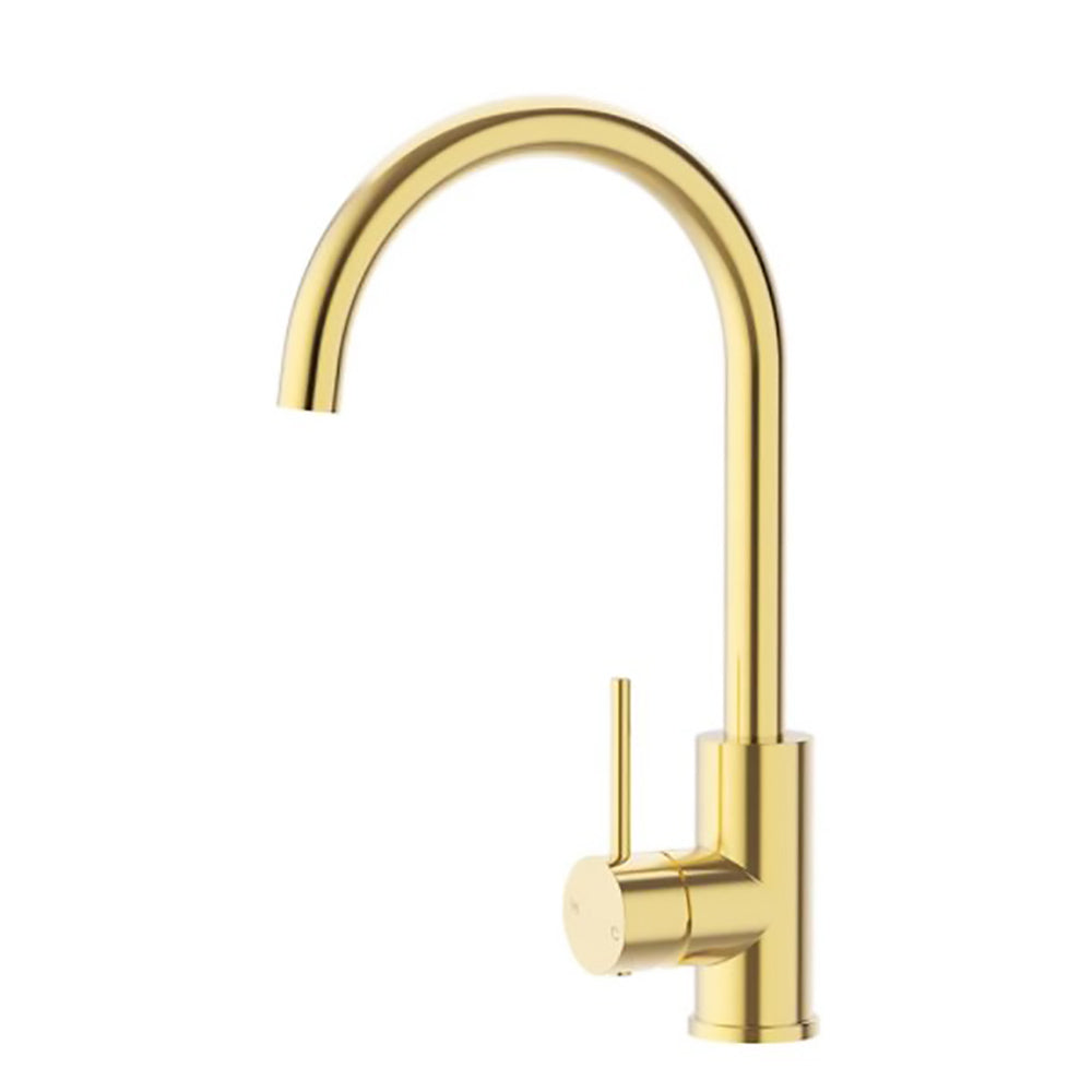 Otus Slimline Sink Mixer Brushed Gold PLC1001SS-BG - Bathroom Hub