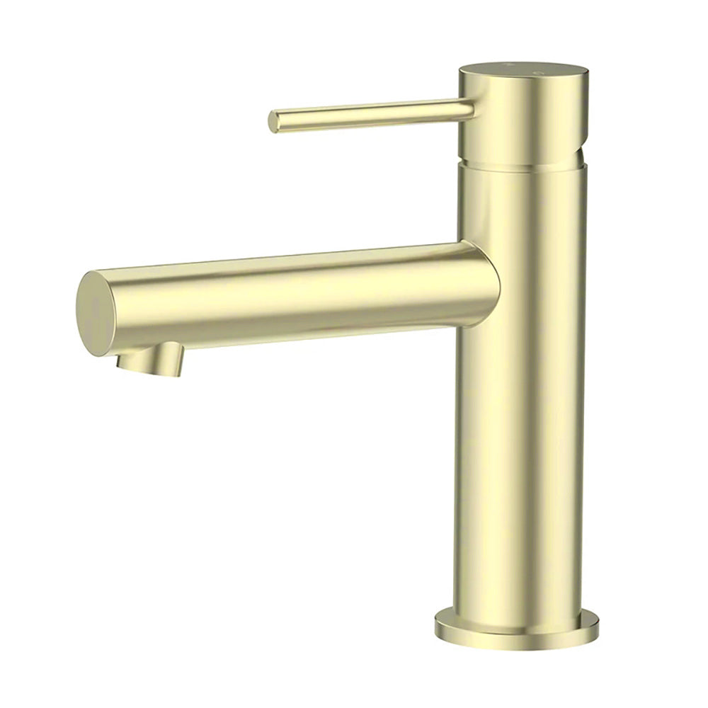 Otus Slimline SS Basin Mixer in French Gold - PLC2003SS-FG - Bathroom Hub
