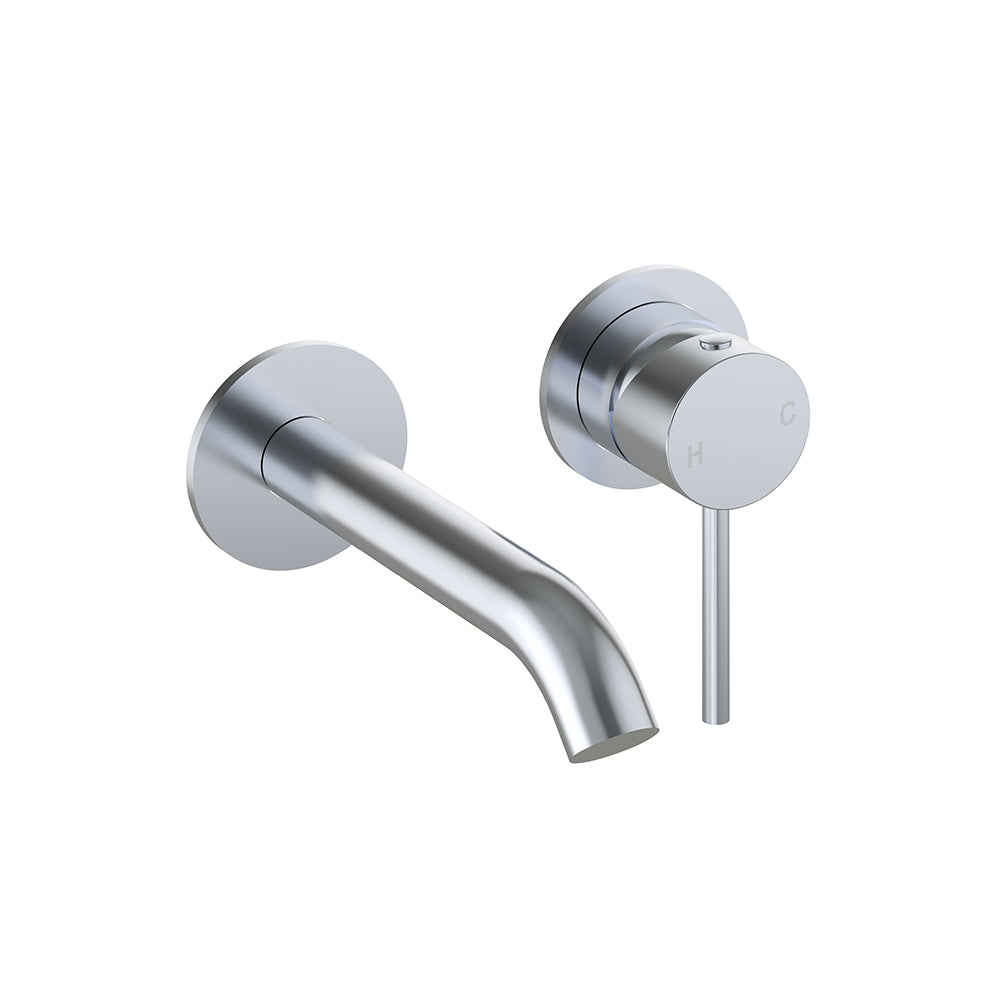 Otus Slimline SS Wall Basin Mixer Separate Trim Kit Chrome PLC3004SS-TK-CH - Bathroom Hub