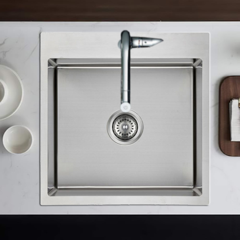 Eden Above/Undermount Laundry Sink 430 x 500mm PR4340LT - Bathroom Hub