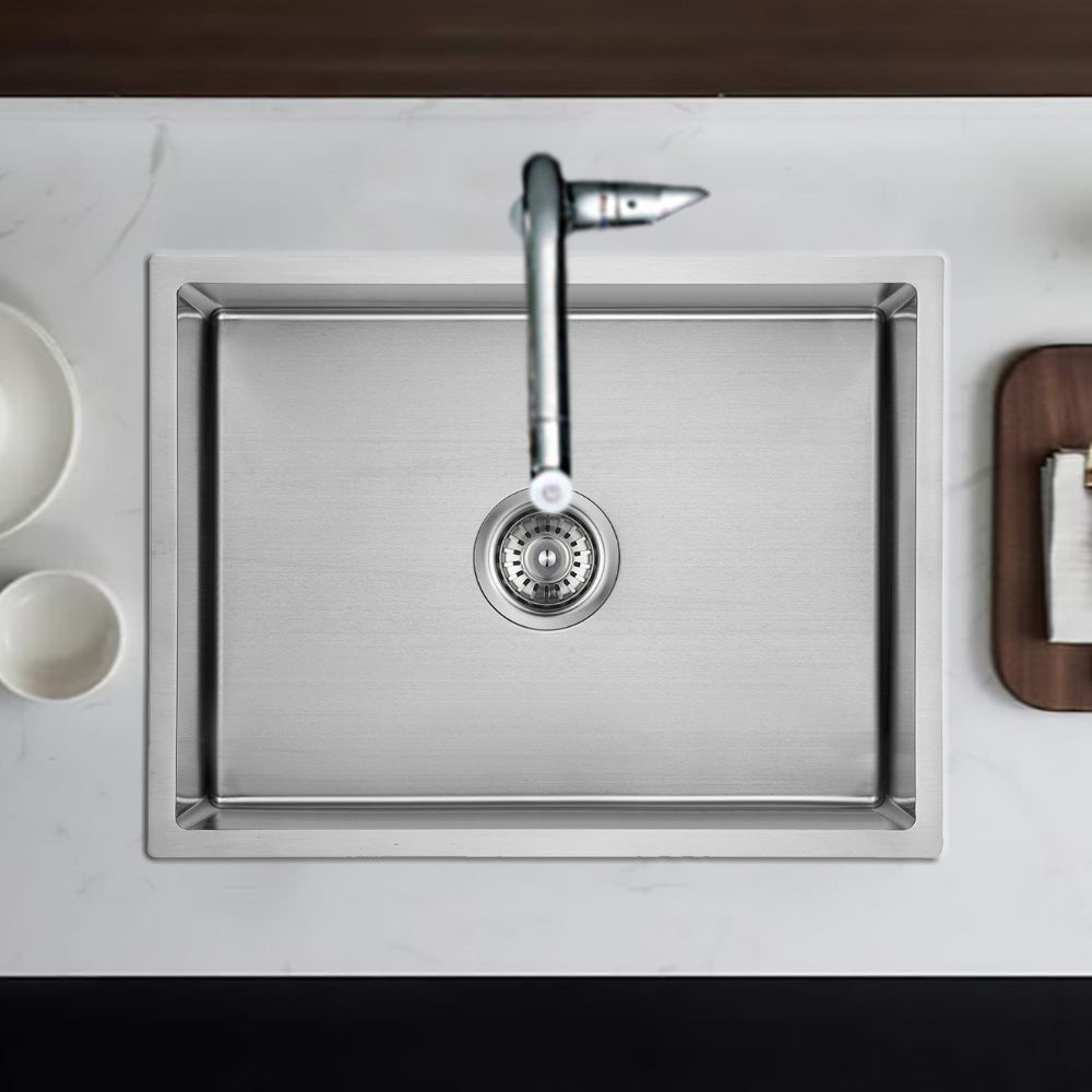 New Cora Single Bowl Kitchen Sink 580 x 440mm PR5040N - Bathroom Hub