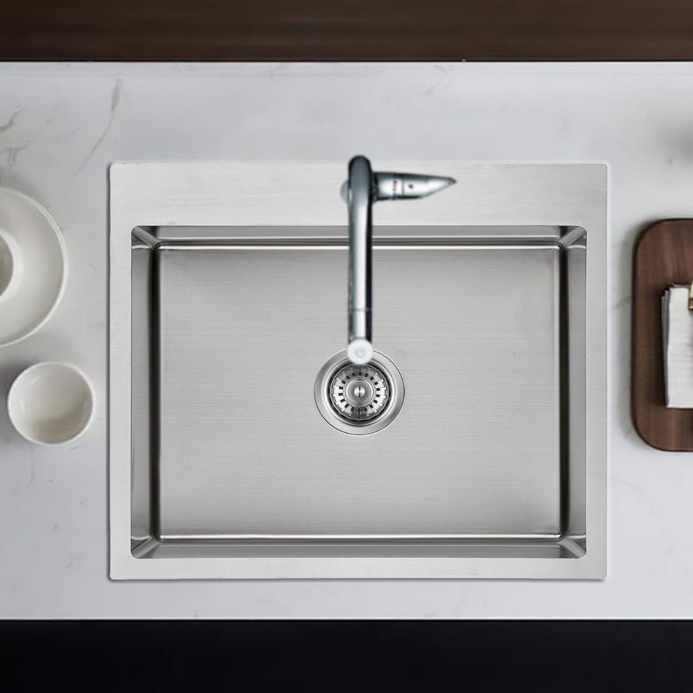 Eden Single Bowl Laundry Sink 580 x 500mm PR5340LT - Bathroom Hub