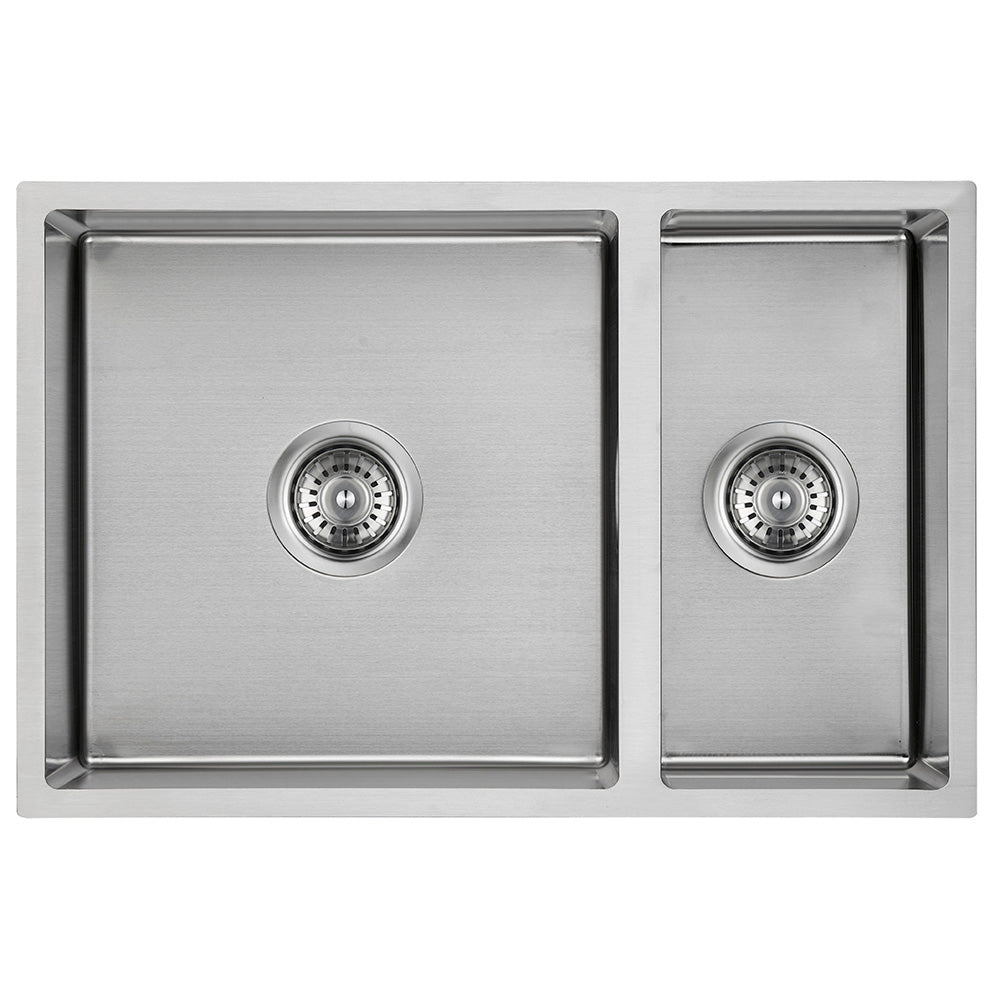 New Cora 1 & 1/2 Bowl Kitchen Sink 670 x 440mm PR670ND - Bathroom Hub