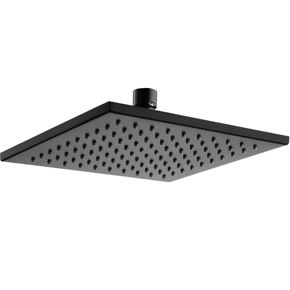 Eden Square Shower Head 200mm Matt Black PRB1067N-B