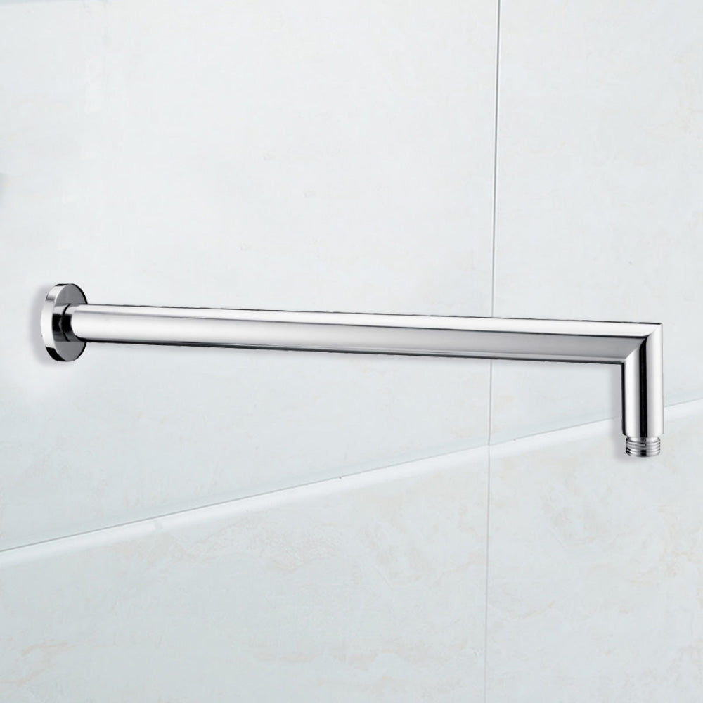 Round Horizontal Shower Arm 400mm Chrome PRY103 - Bathroom Hub