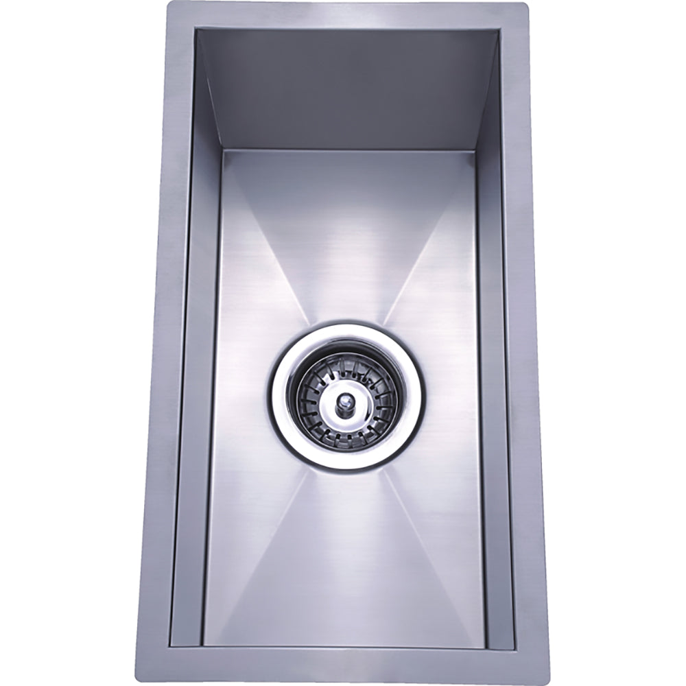 Rosa Single Bowl Kitchen Sink 240 x440mm PS200 - Bathroom Hub