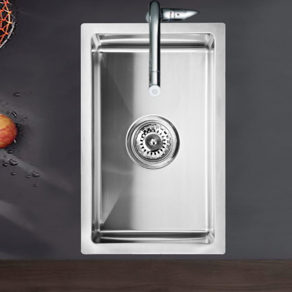 Eden Single Bowl Kitchen Sink 240 x 440mm PS200R - Bathroom Hub