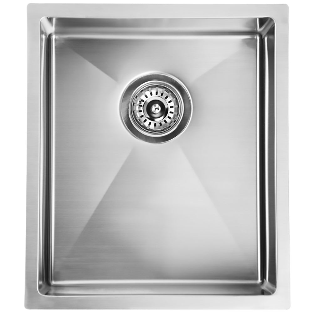 Eden Single Bowl Kitchen Sink 380 x 440mm PS340R - Bathroom Hub