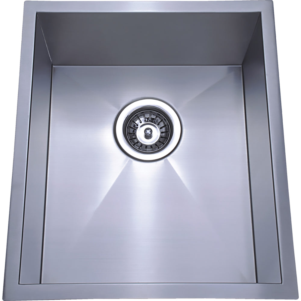Rosa Single Bowl Kitchen Sink 380 x 440mm PS340 - Bathroom Hub