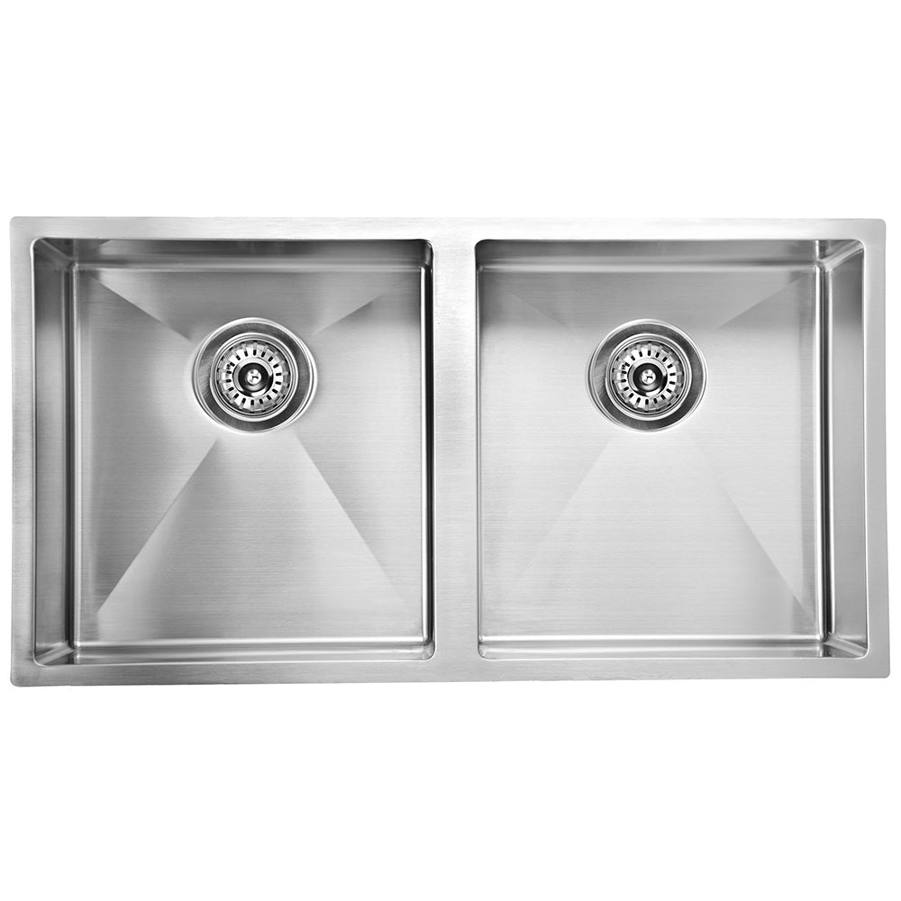Eden Double Bowl Kitchen Sink 880 x 440mm PS400DR - Bathroom Hub