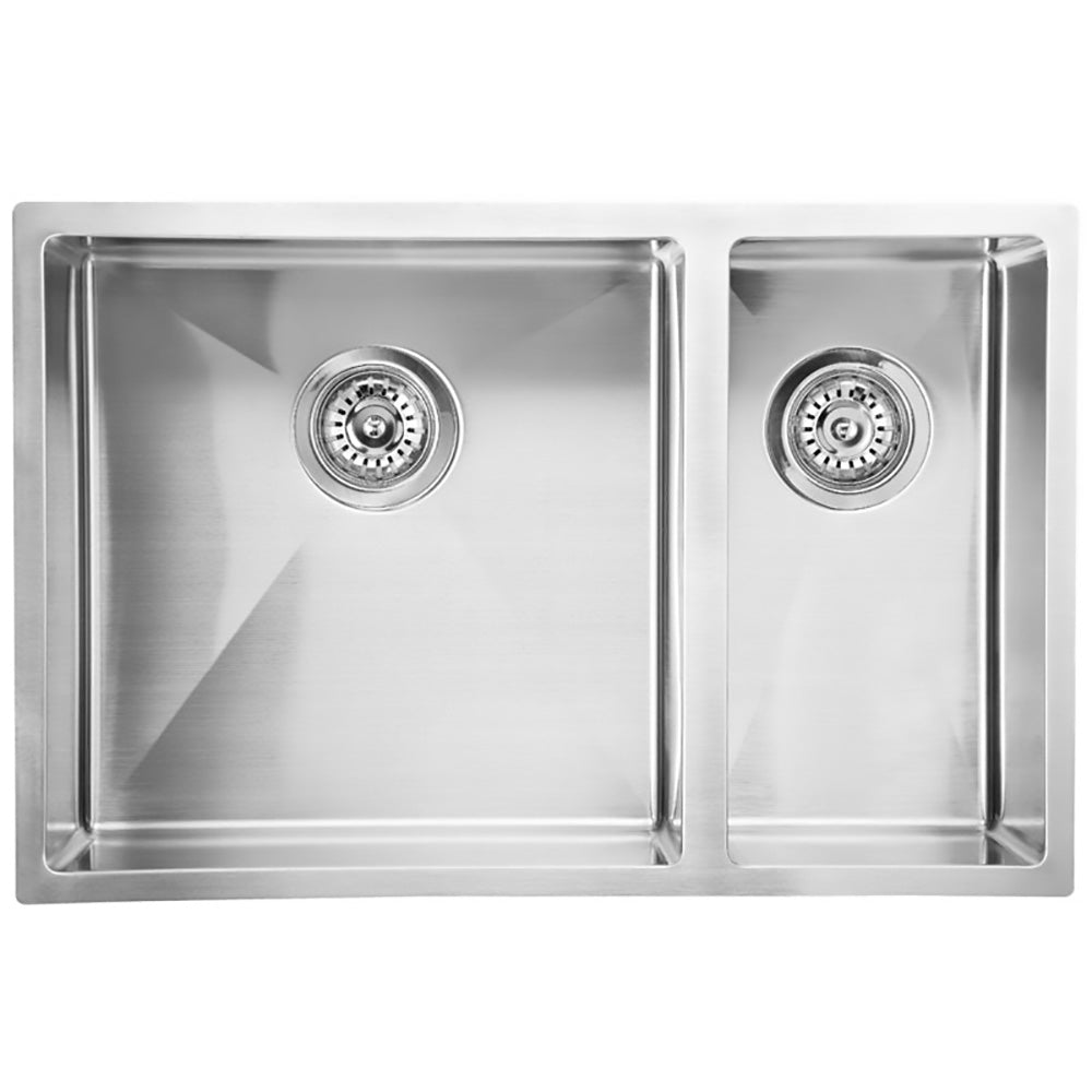 Eden Double Bowl Kitchen Sink 670 x 440mm PS670DR - Bathroom Hub
