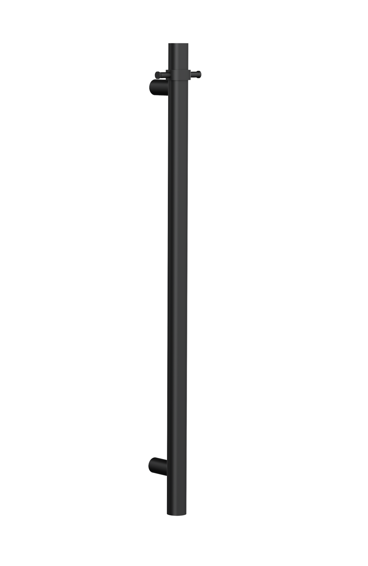 Allegra T-Bar Vertical Heated Towel Rail JY-12V-RVHT-MB - Bathroom Hub