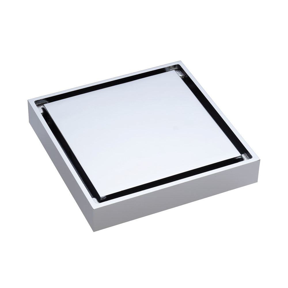 Square Tile 2-in-1 Floor Waste, 88mm Outlet, Chrome - Bathroom Hub