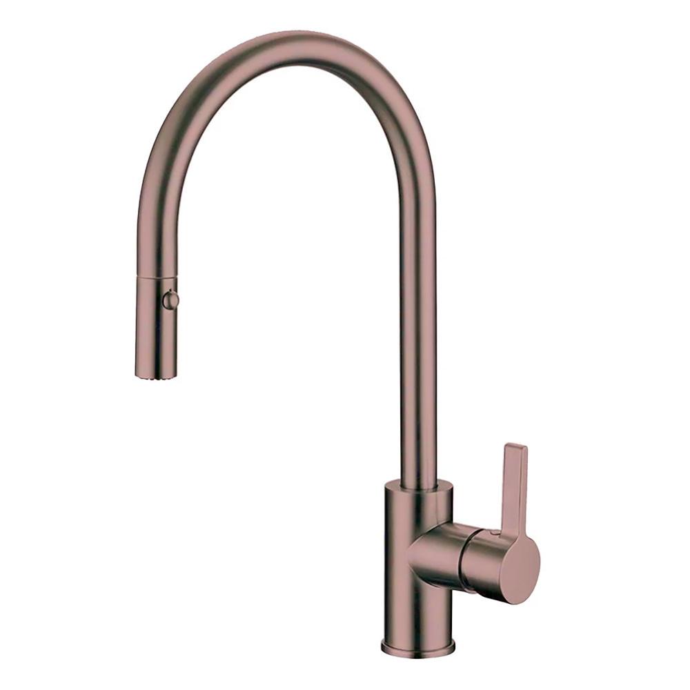 Otus Pull Out Sink Mixer Brush Bronze PC1016SB-BB - Bathroom Hub