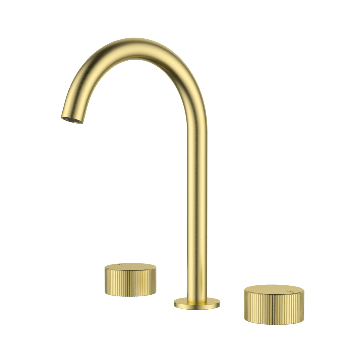 Soko Quarter Turn Basin Set - Brushed Gold HYB77-9904BG - Bathroom Hub