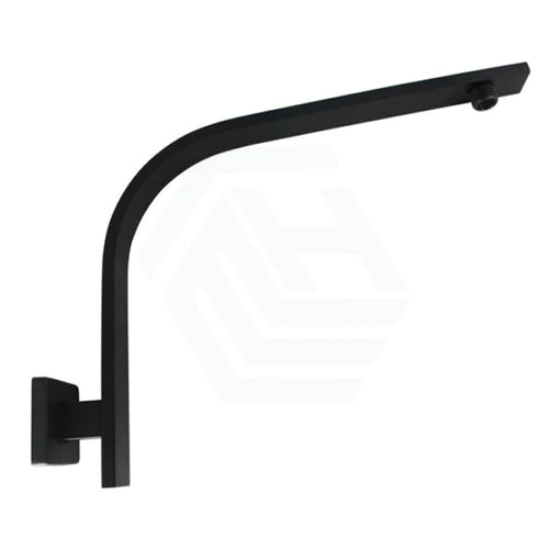 Rectangle Shape Curved Shower Arm - PRY030-B - Bathroom Hub