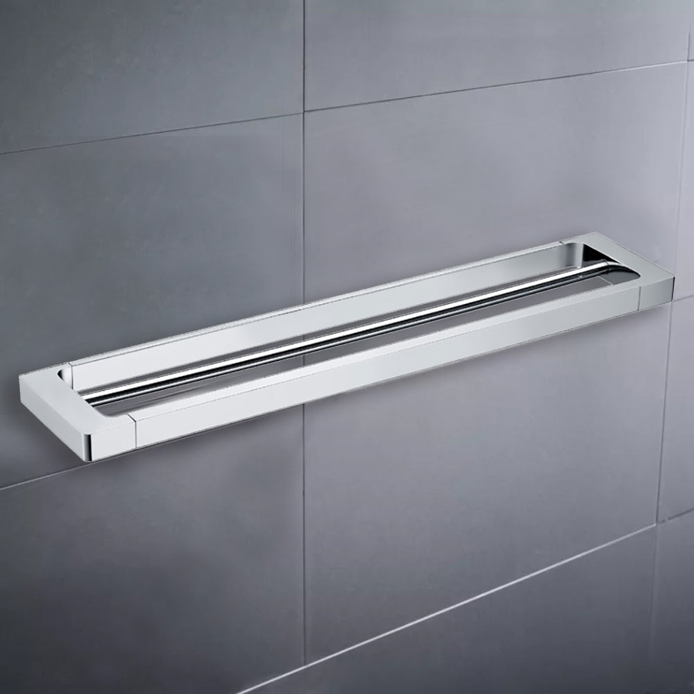 Seto Double Towel Rail 800mm 3804-800 - Bathroom Hub