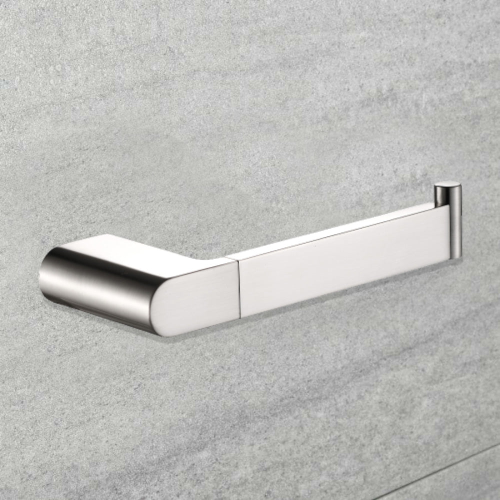 Flores Toilet Roll Holder Brushed Nickel 55304-BN - Bathroom Hub
